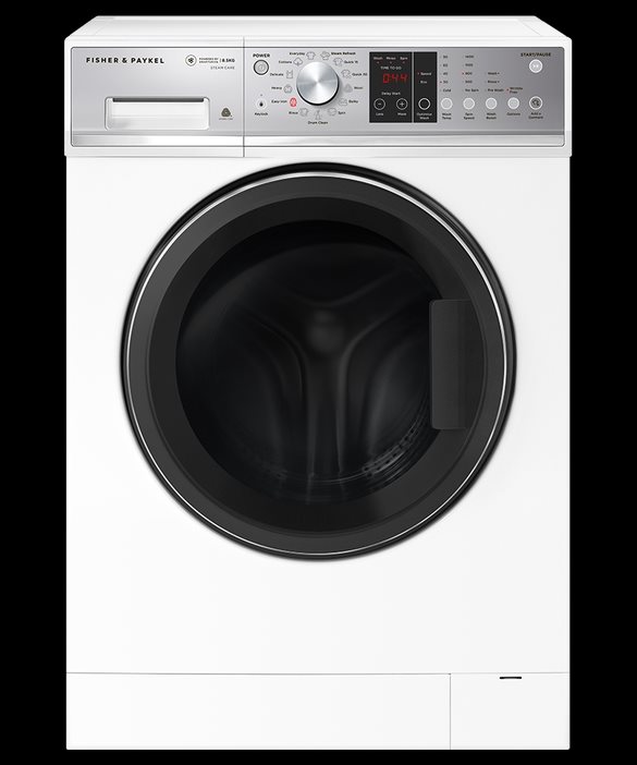 Fisher & Paykel Front Loader Washing Machine, 8.5kg, Steam Care Model Number: WH8560P3 - RRP $1,299 - Serial Number:T7r8k0100