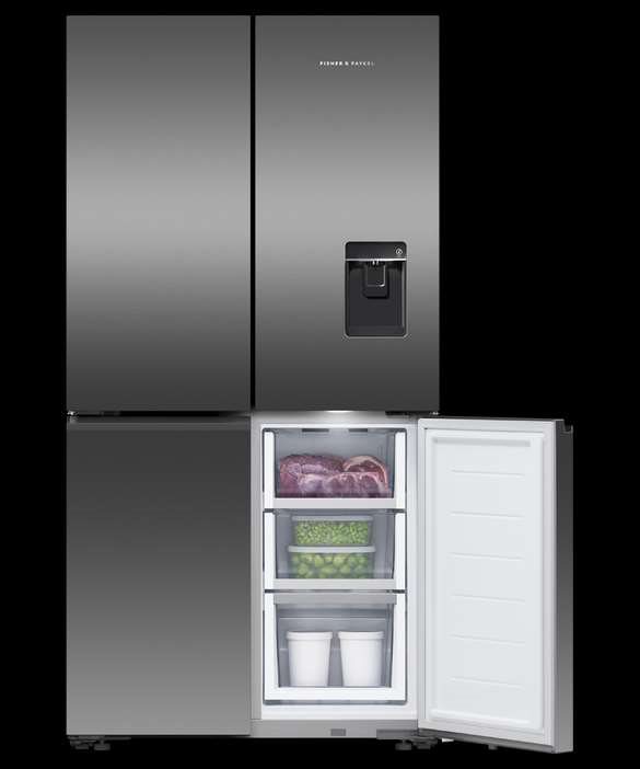 Fisher & Paykel Freestanding Quad Door Refrigerator Freezer, 90.5cm, 538, Model Number: Rf605qnUVB1 - RRP $3,999, Serial Number:Bapbt0044