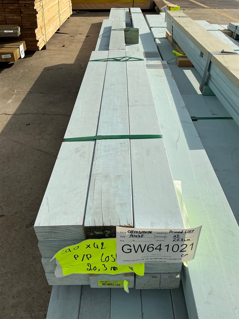 90 x 42, Primed LOSP Treated Pine, Mixed Lengths, 20.3 Lin Metres Total PK# GW641021
