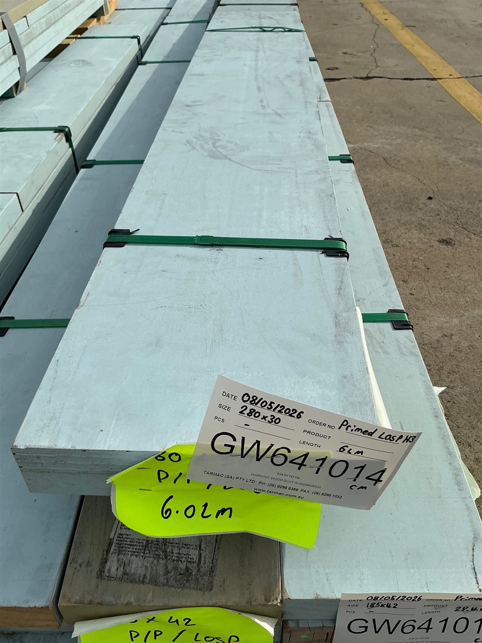 280 x 30, Primed LOSP Treated Pine, Mixed Lengths, 6 Lin Metres Total PK# GW641014