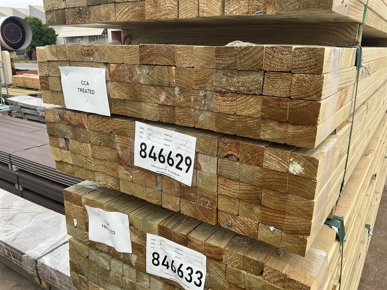 42 x 35 H3 Pine CCA DAR WAT - 144 @ 3.6M (518.4 Lin Metres) - Pack 846629