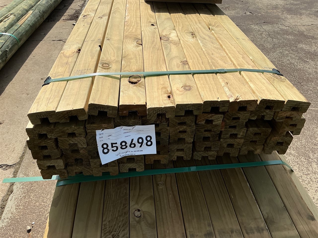 70 x 35 - Merch H3 Pine CCA Capping - 60 @ 5.4M (324 Lin Metres) - Pack #858698