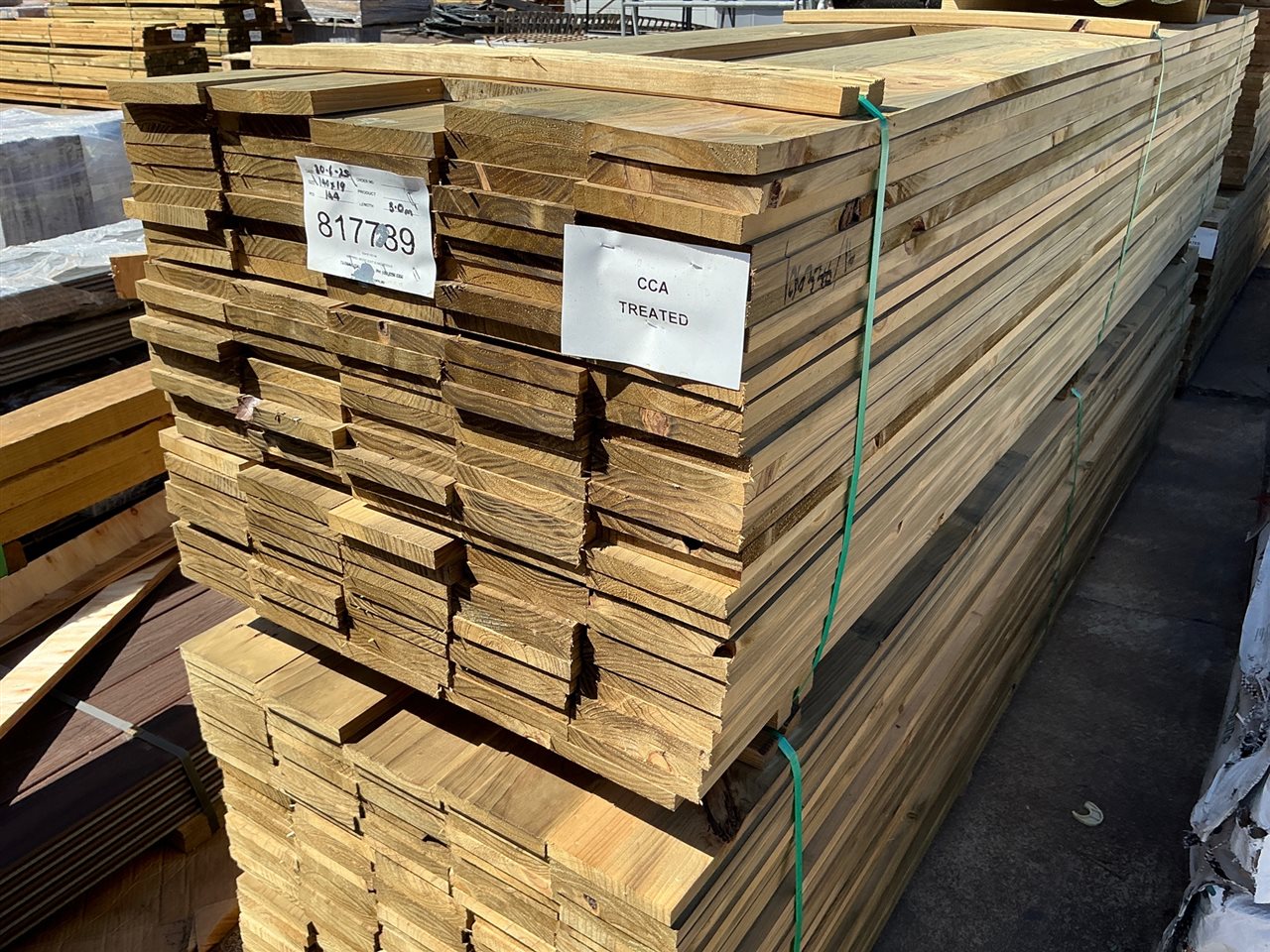 140 x 19 - Merch Pine CCA - 144 @ 3 M (432 Lin Metres) - Pack 817789