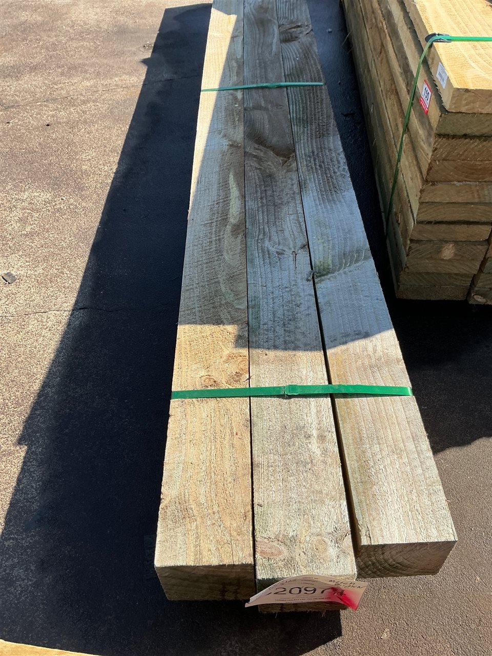 125 x 125, CCA Treated Pine, Sawn, 3 pcs @ 3.0 M, 9 Lin Metres Total Pk 820974