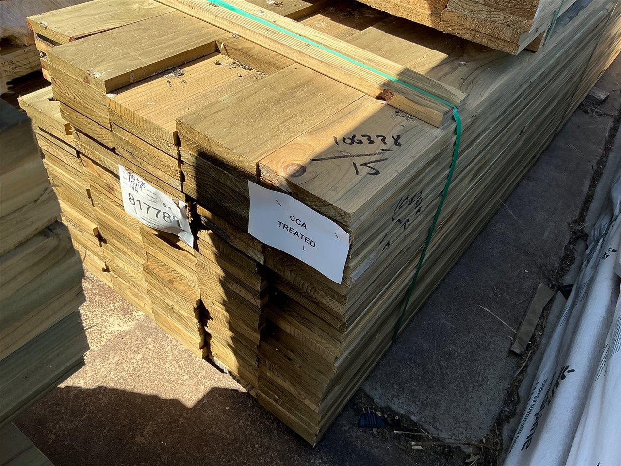 140 x 19 - Merch Pine CCA - 144 @ 3 M (432 Lin Metres) - Pack 817788