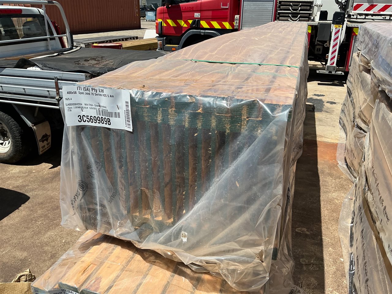 Spec Joist Pack- 400 x58 - 70 Series H2S - 16 Lengths - @ 5.4 Metre 86.4 Lin Metres - Pack # 3C569989B