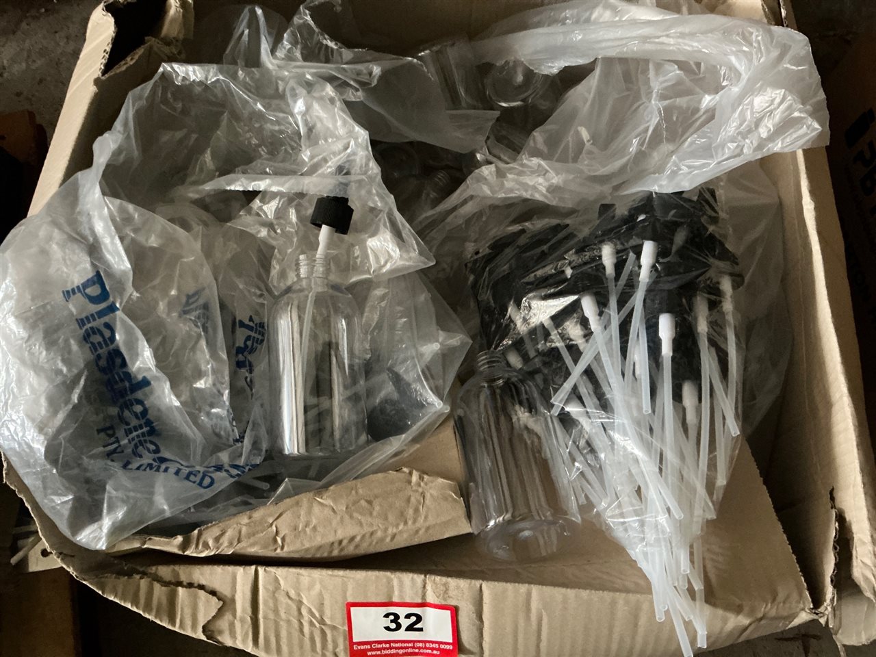 Carton of Plastic Dispenser Bottles      -   (Collect From Modbury )