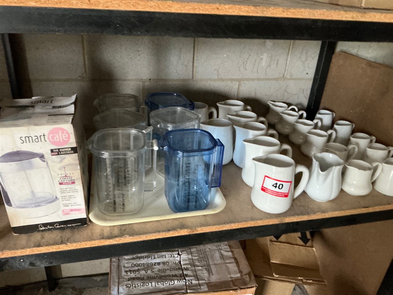 Quantity of Hotel ware -  Milk Jugs and. Water Jugs     (Collect From Modbury )