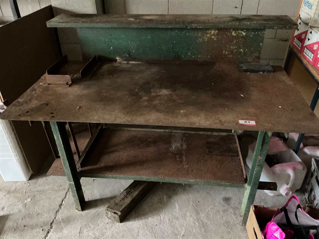 Steel Workbench -1500  x 750  x 900 mm  -   (Collect From Modbury )