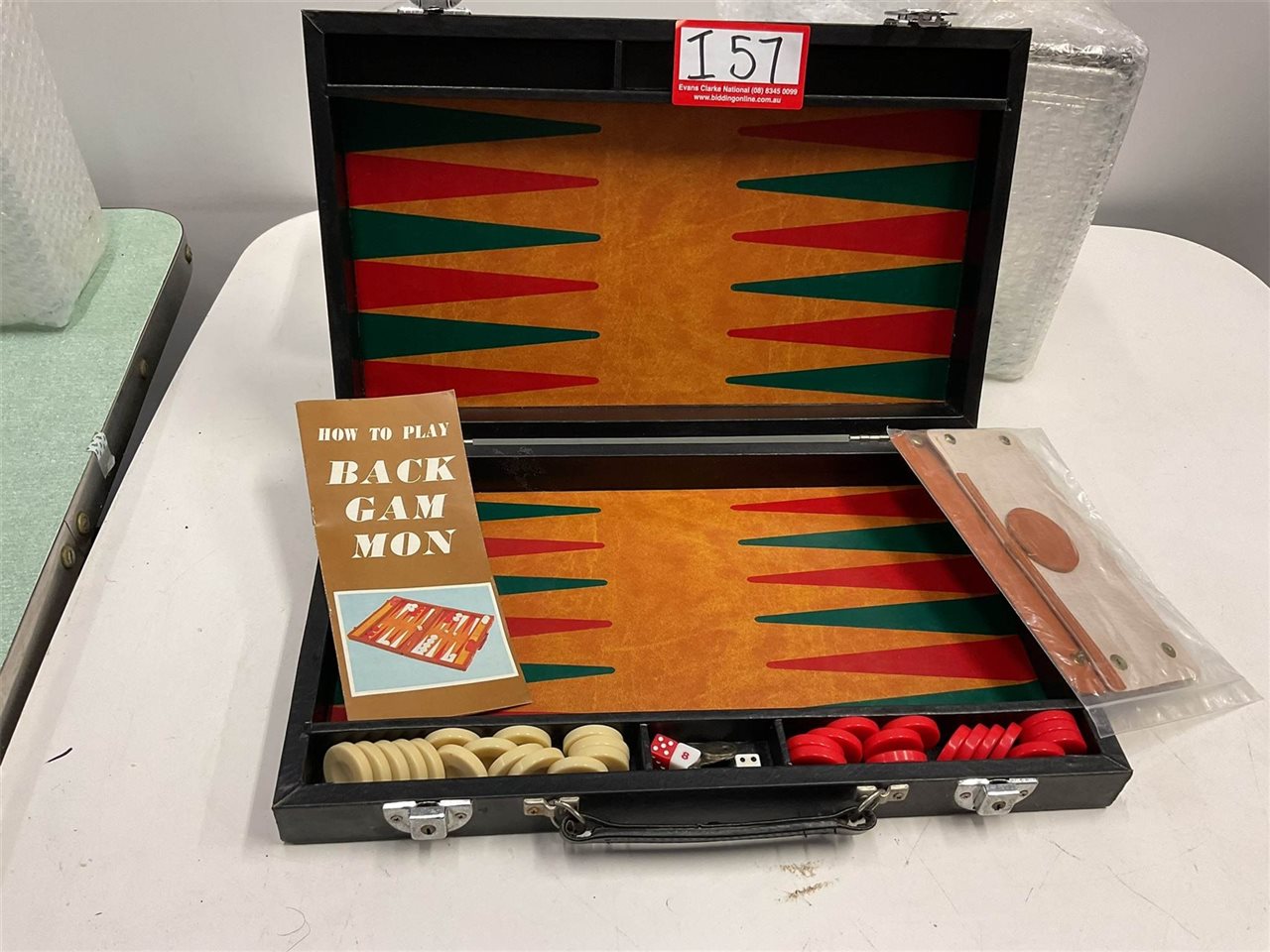 Back Gammon Set In A Case