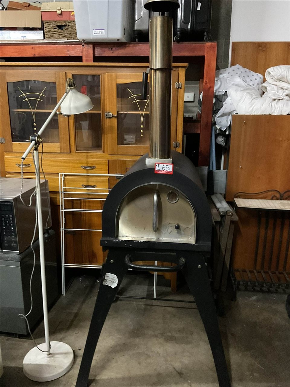 Glc Portable Smoker With Outdoor Cover, Untested, "Sold As Is"