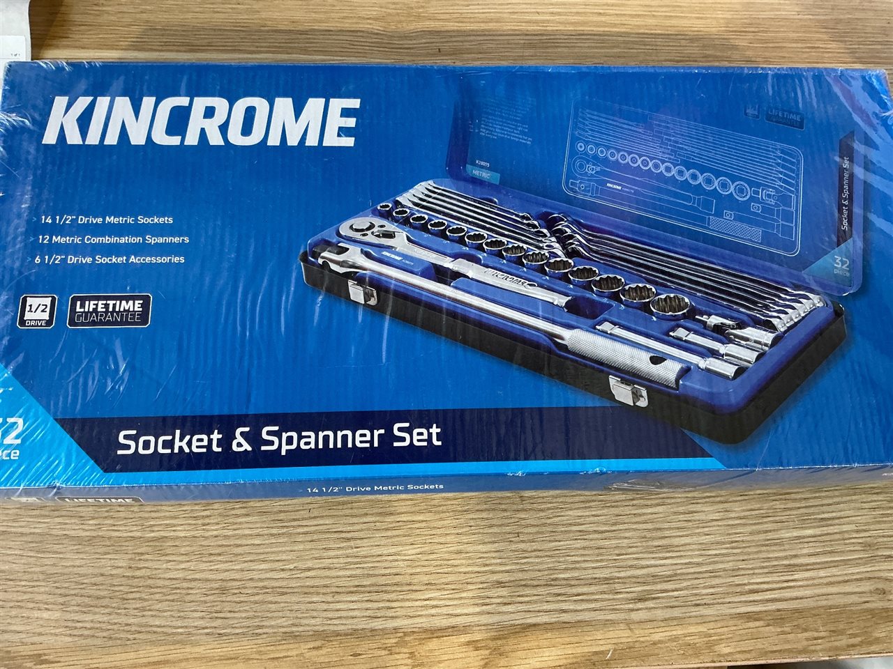 Kincrome Socket and Spanner Set - 32 PCE. Metric -