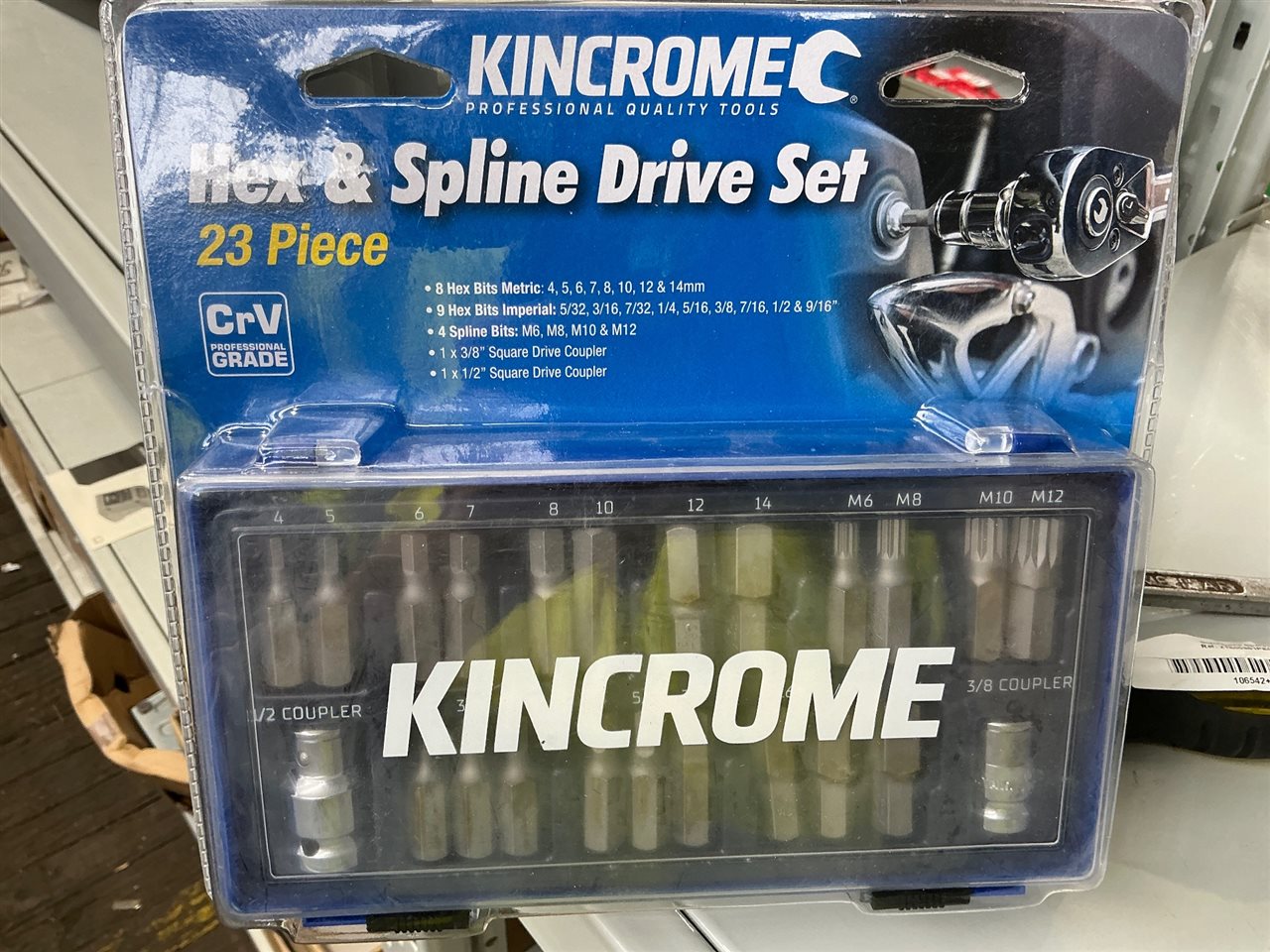 Kincrome 23 PCE. Hex & Spline Drive Set - Metric / Imperial