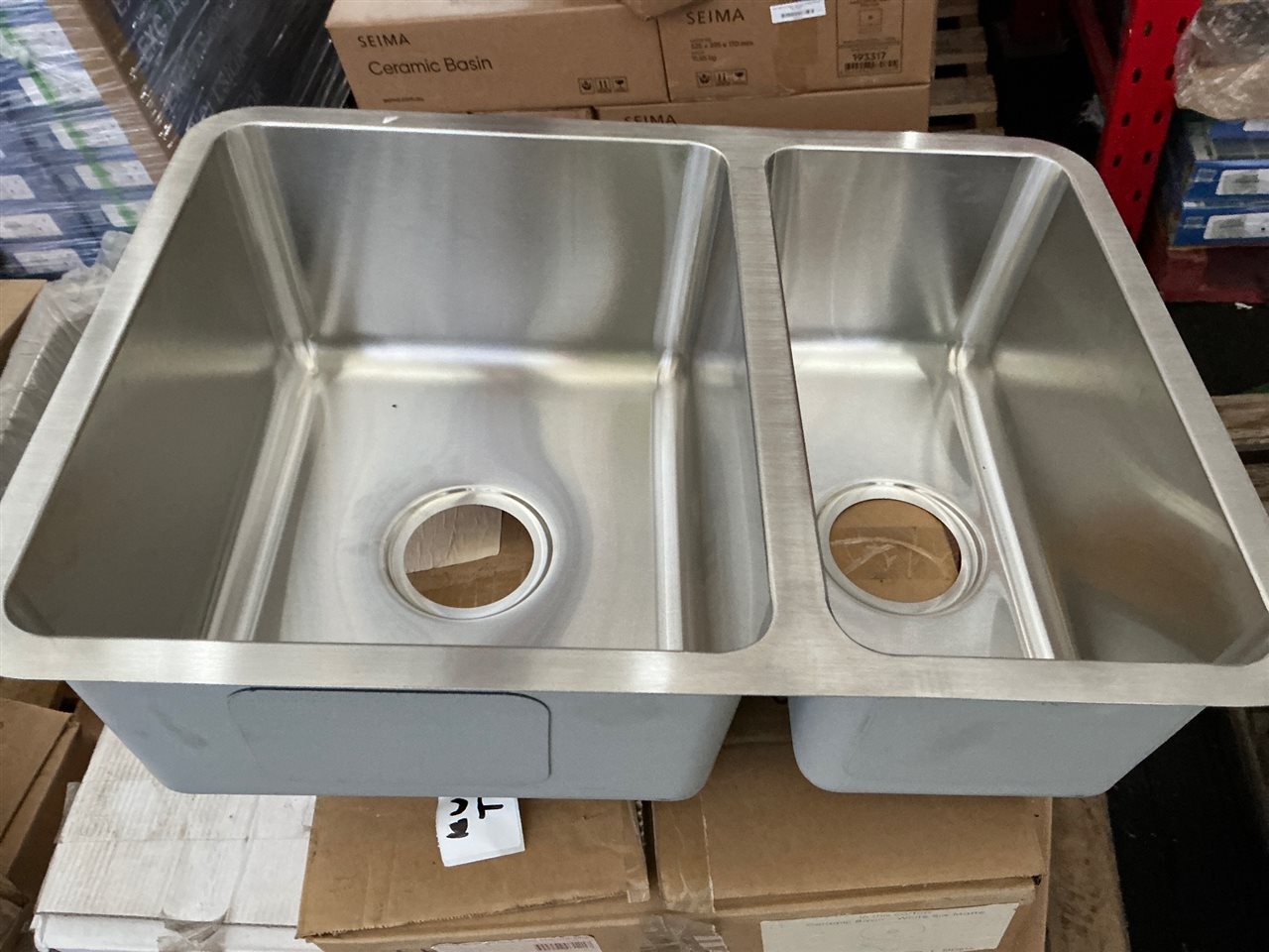 Seima  Sink 600 x 400 mm 1.5B 0T NOF Stainless Steel, No Fitting
