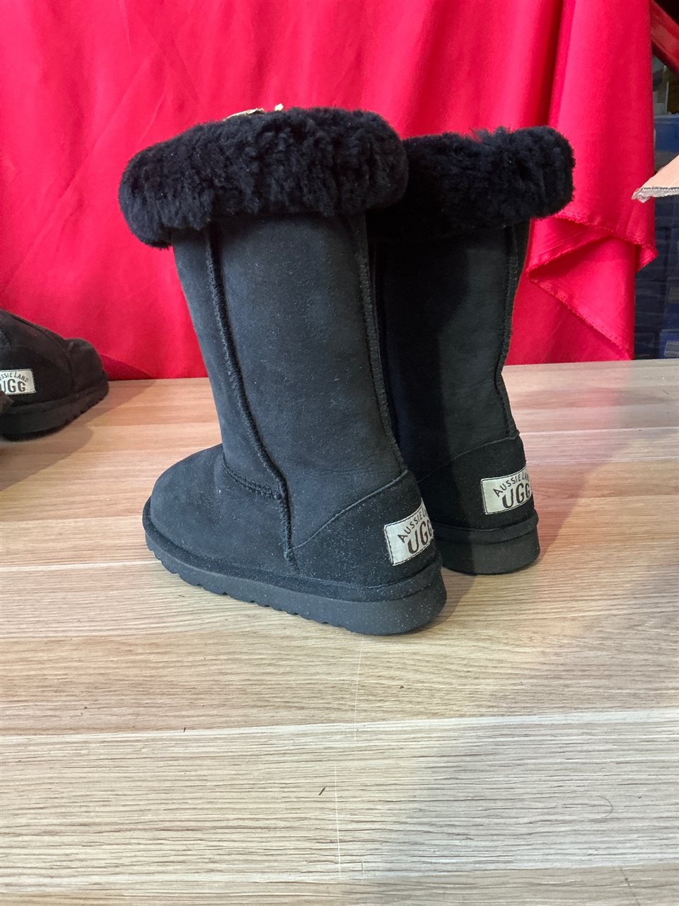 UGG Boots - Aust Size 3 USA Mens 4 USA Ladies 5, Long Pullons, Black Colour, Sold Per Each