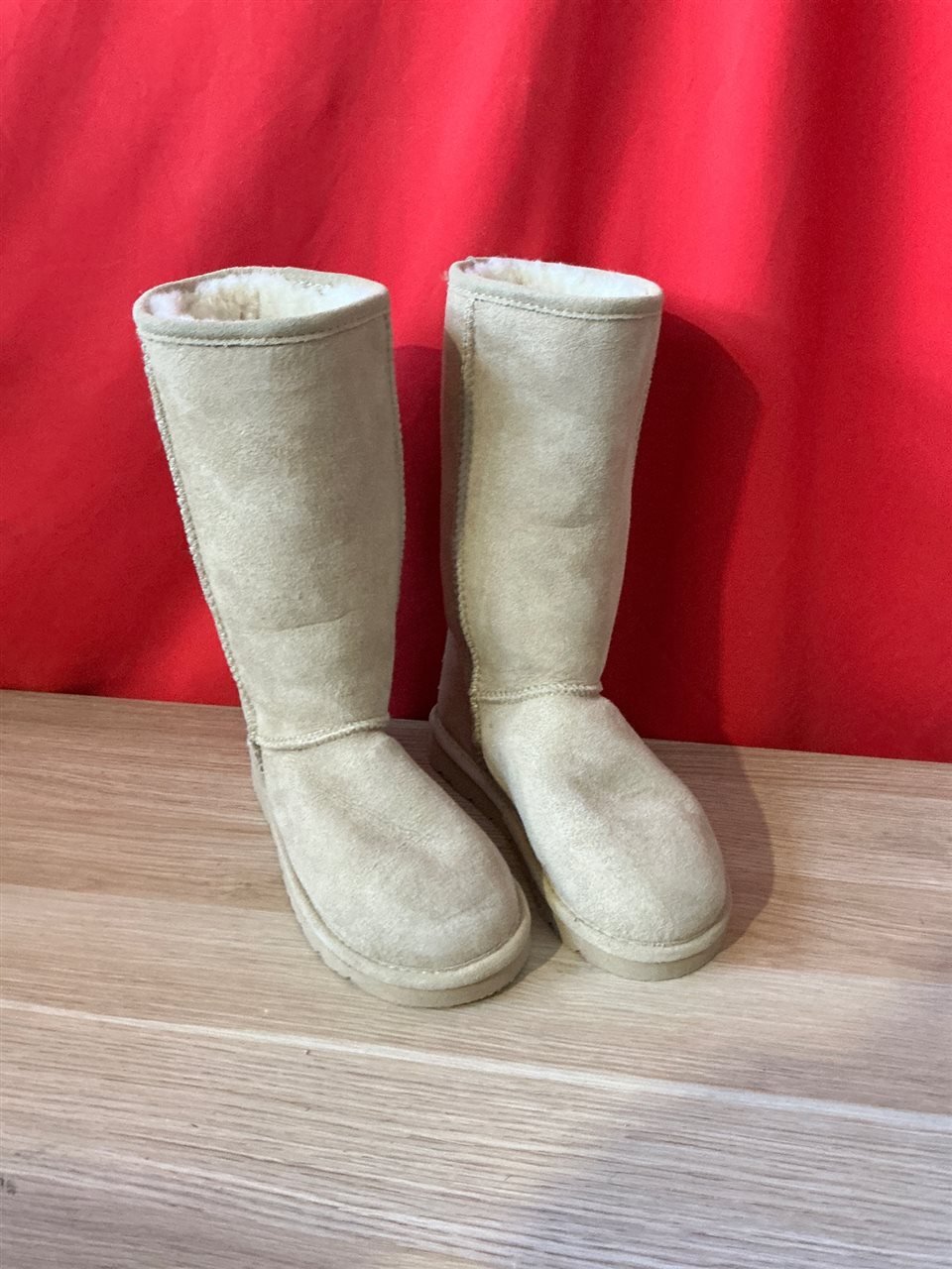 UGG Boots - Aust Size 4 USA Mens 5 USA Ladies 6, Long Pullons,Sand Colour, Sold Per Each