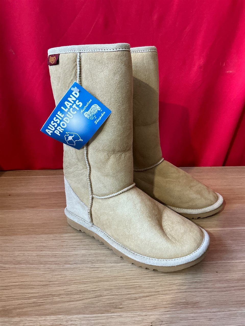 UGG Boots - Aust Size 4 USA Mens 5 USA Ladies 6, Long Pullons,Sand Colour, Sold Per Each