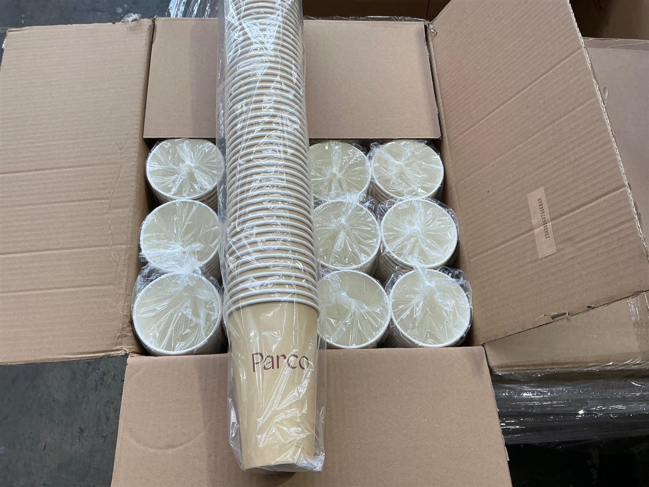 Coffee Cups - 16 Oz. Single Wall PLA Paper Hot Cup - Carton of 1000 Pcs .