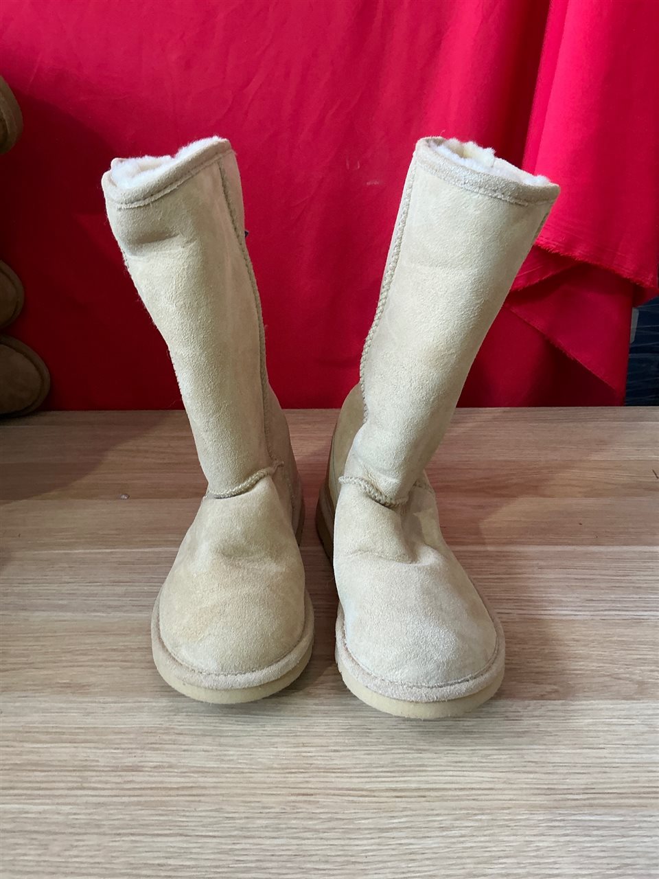 UGG Boots, Aussie Land, Long Pullons,Sand Colour, Size 7, Sold Per Each