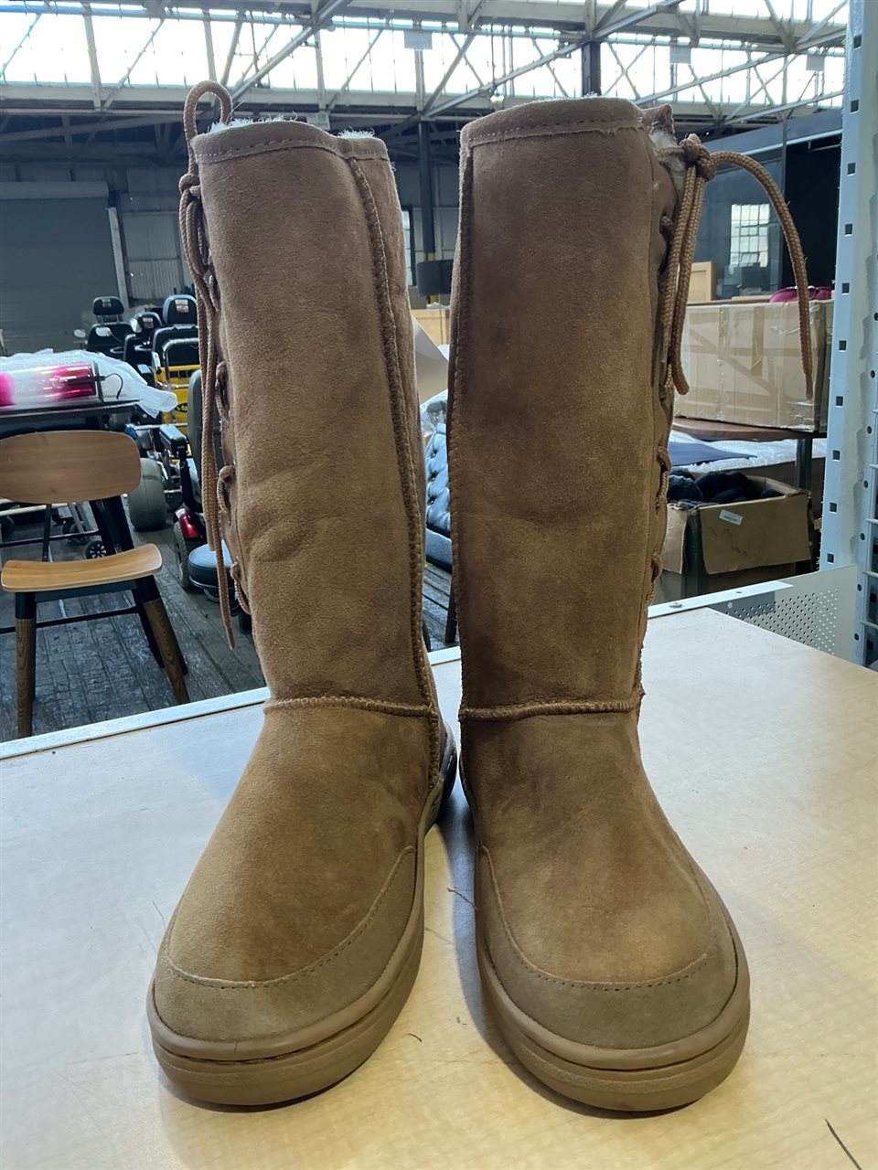 AussieLand UGG’S, Chestnut, Side Laceups, EUR38, ENG34, 23.5cm, Sold Per Each