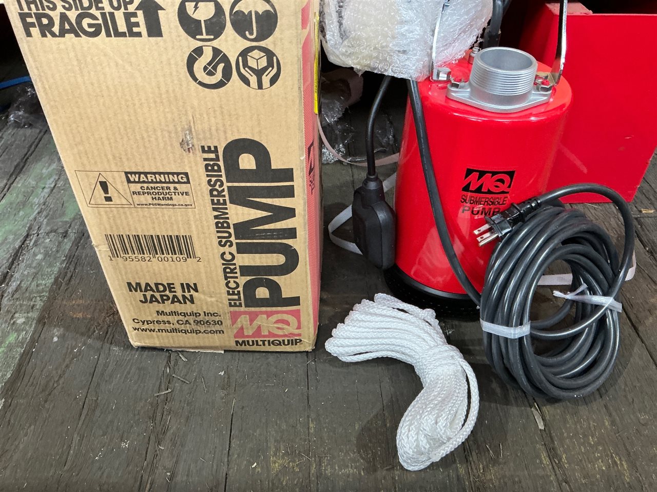 Submersible Water Pump Multiquip st2037F 50mm / 2 Inch Outlet,  Note - 115 Volt