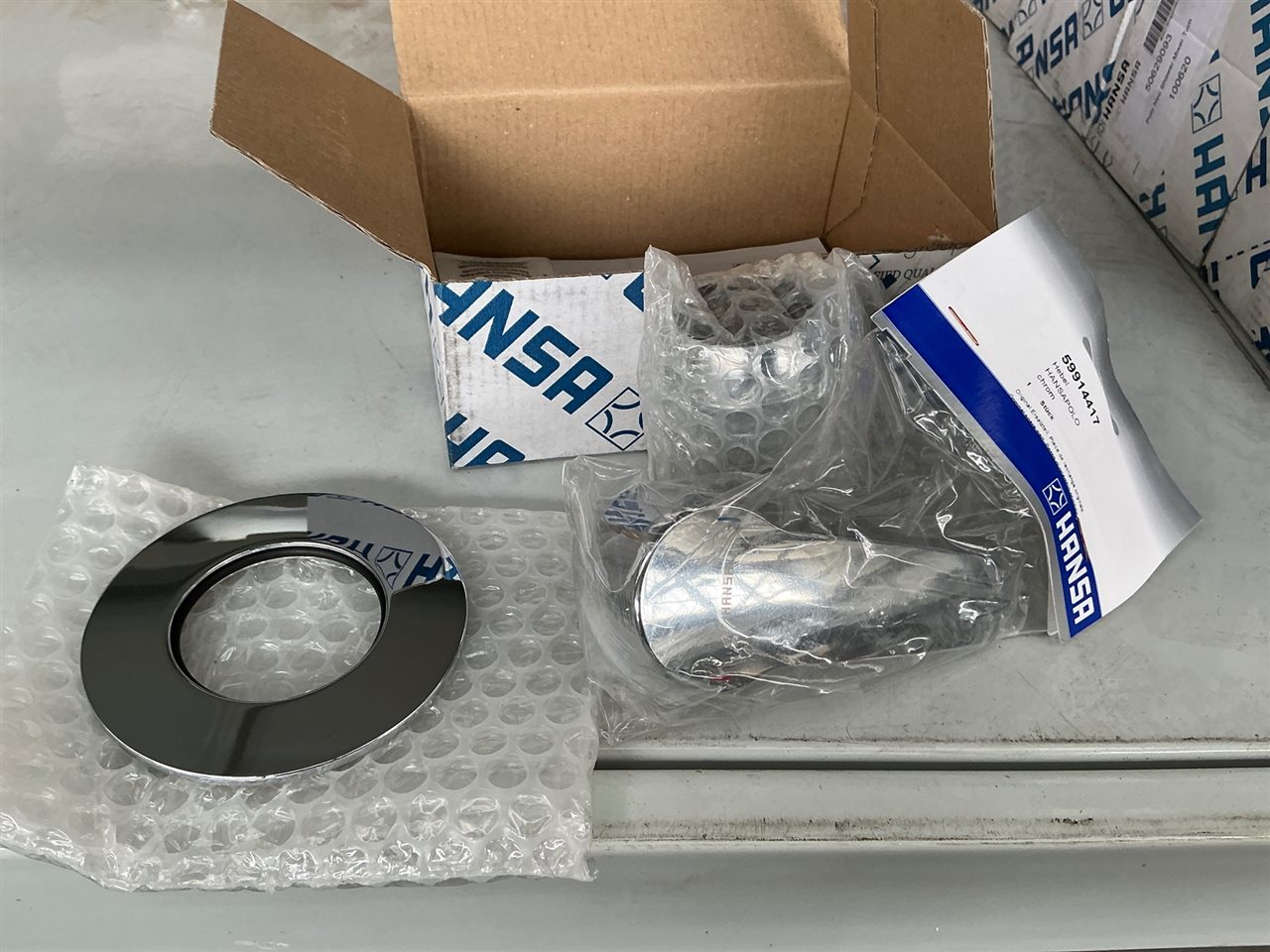 Hansa Polo Neu Wall Mixer Trim- Sold Per Each
