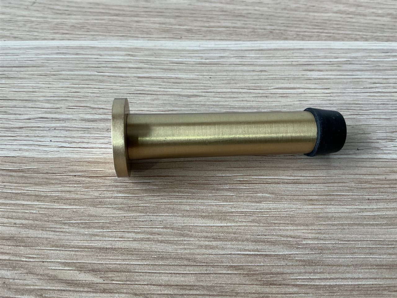 Zanda - Solid Brass Door Stop, Skirting Mount - 85mm Length. RRP  - $30