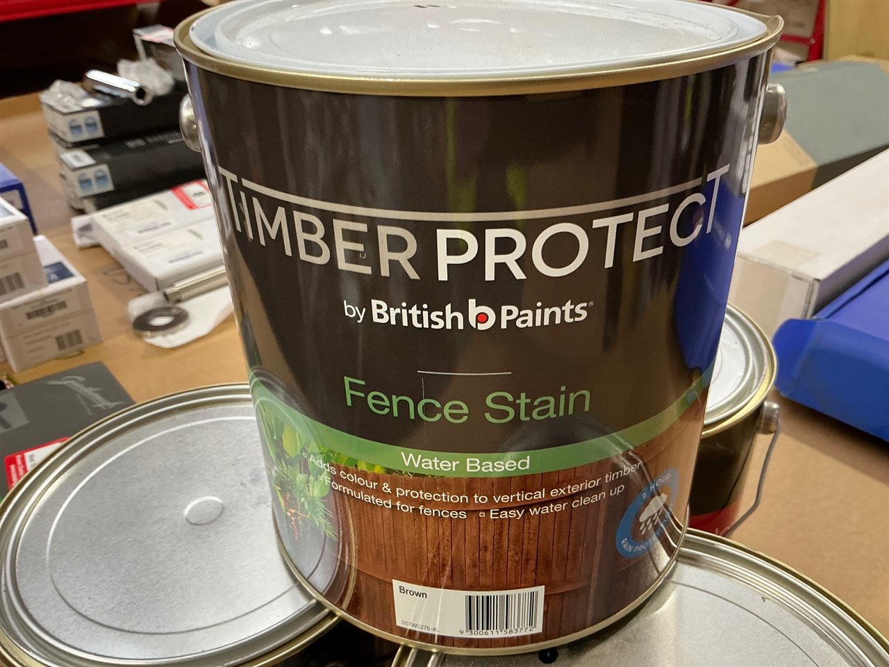 Timber Protect - Fence Stain - Water Based - Brown 4 Litre