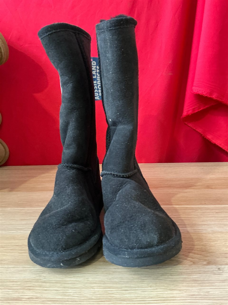 UGG Boots - Aust Size 4 USA Mens 5 USA Ladies 6, Long Pullons, Black Colour, Sold Per Each Thumbnail