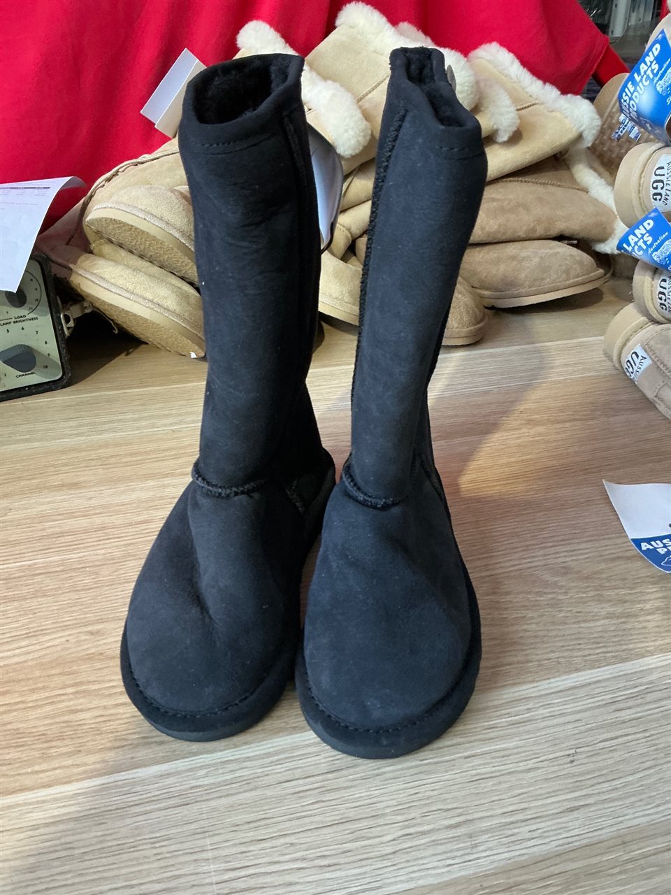 UGG Boots - Aust Size 4 USA Mens 5 USA Ladies 6, Long Pullons,Black Colour, Sold Per Each