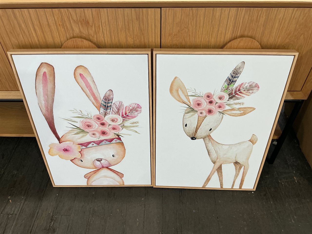 Pictures, Quantity of 2, 500 x 700mm Each