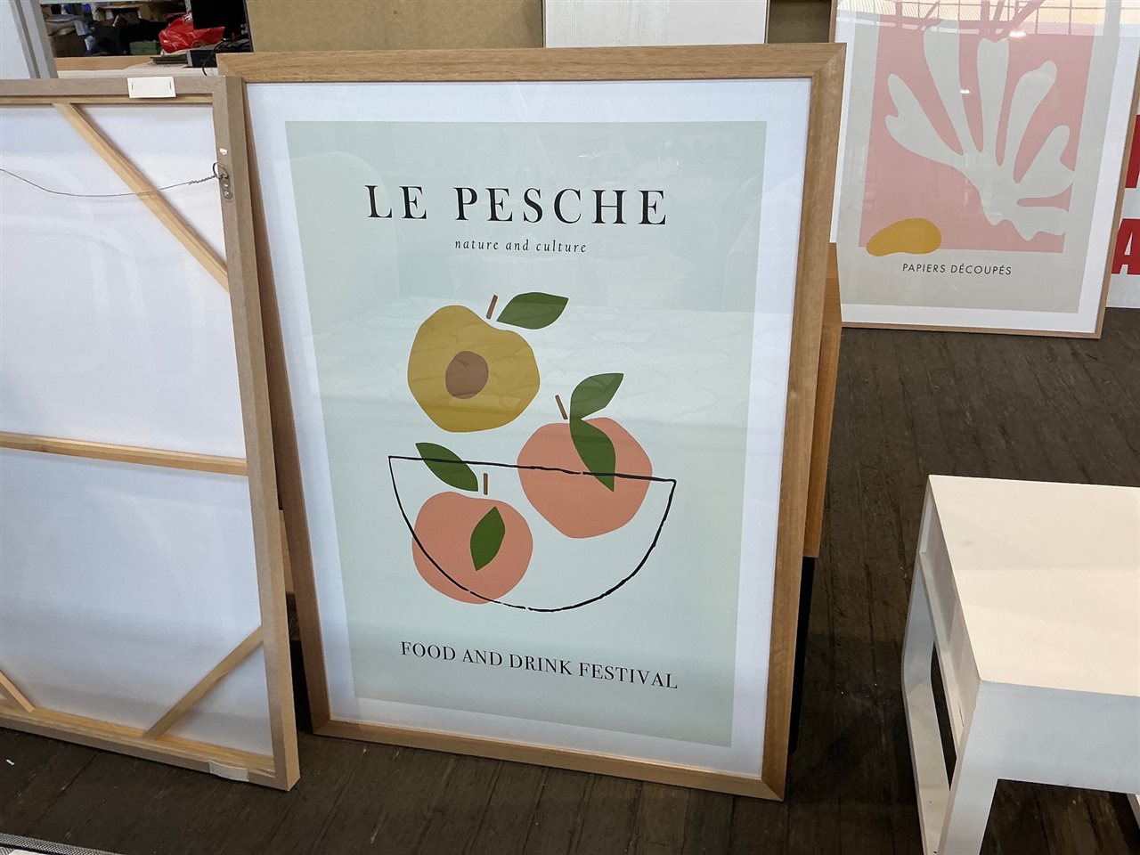 Large Print, Le Pesche, Nature and Culture, Food and Drink Festival 880 x 1200mm