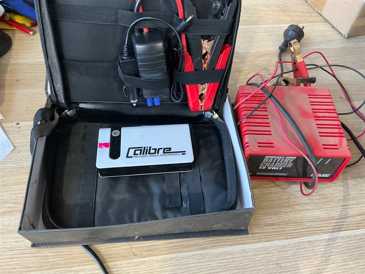 Portable Jump Starter and  12 Volt  Battery Charger