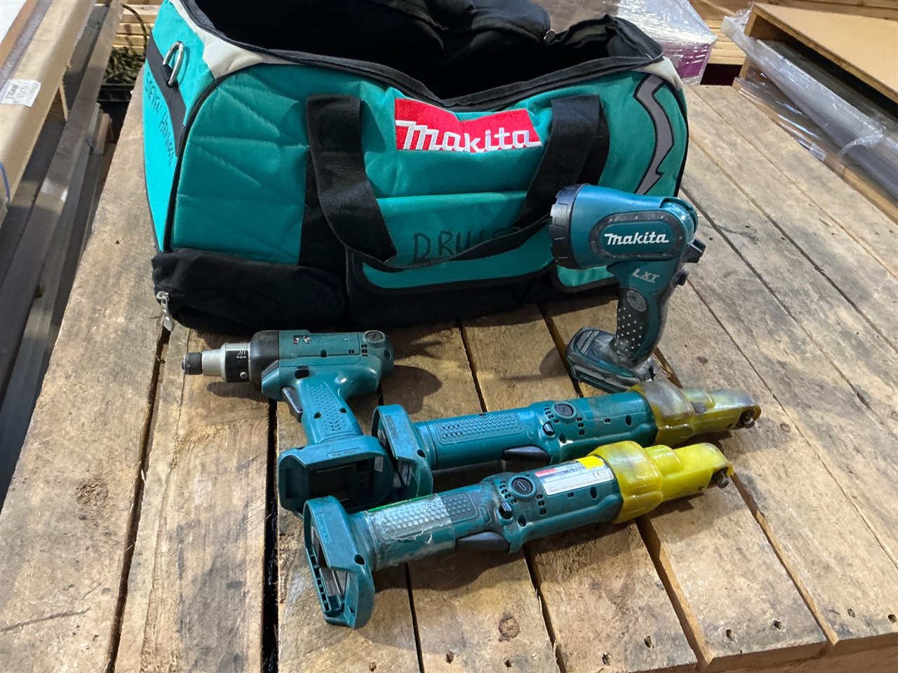 Makita Tool Carry  Bag, with 12 Volt &  18 V Cordless Tools and Torch No Battery