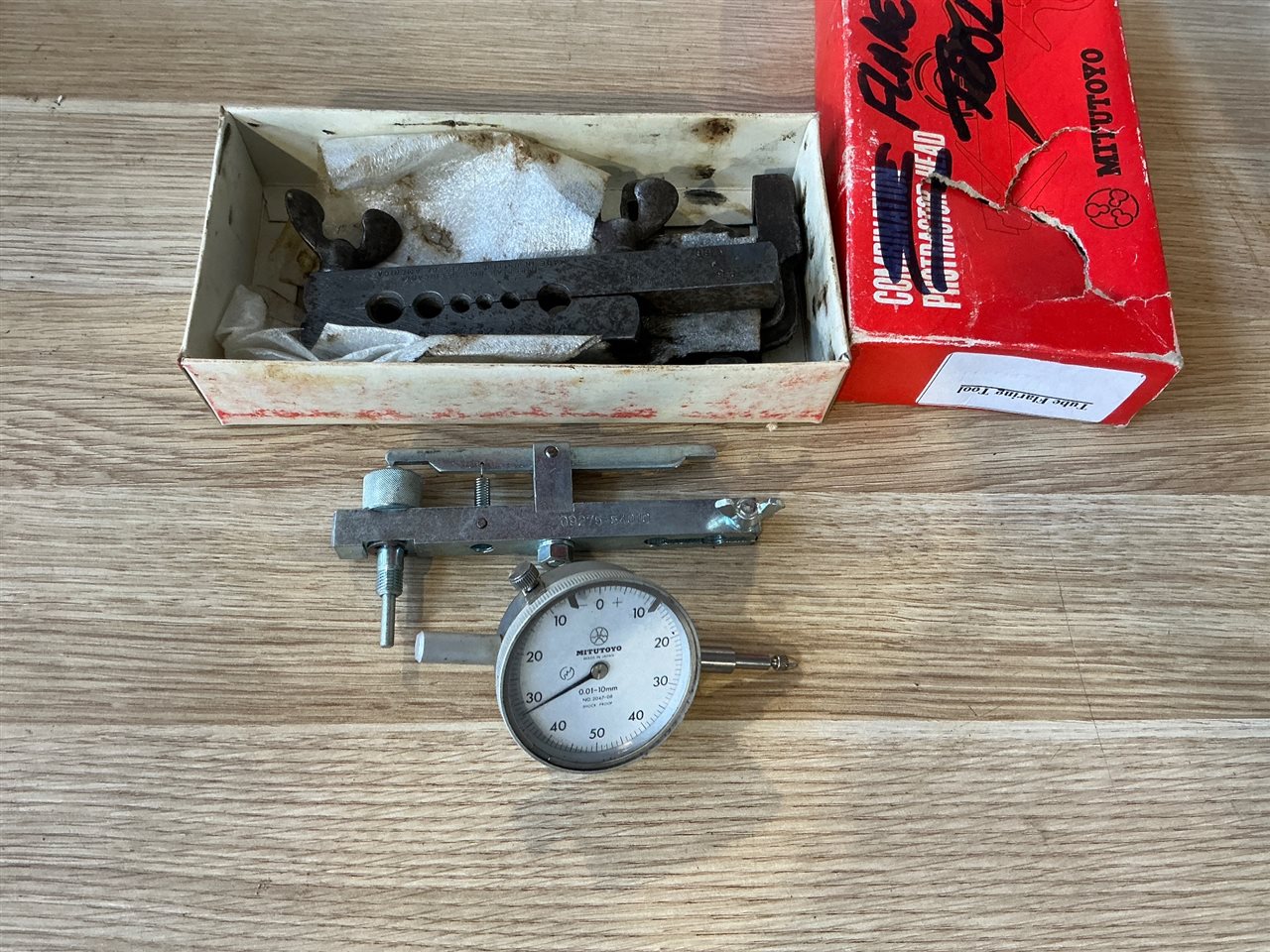 Tube Flaring Tool, Mitutoyo Gauge