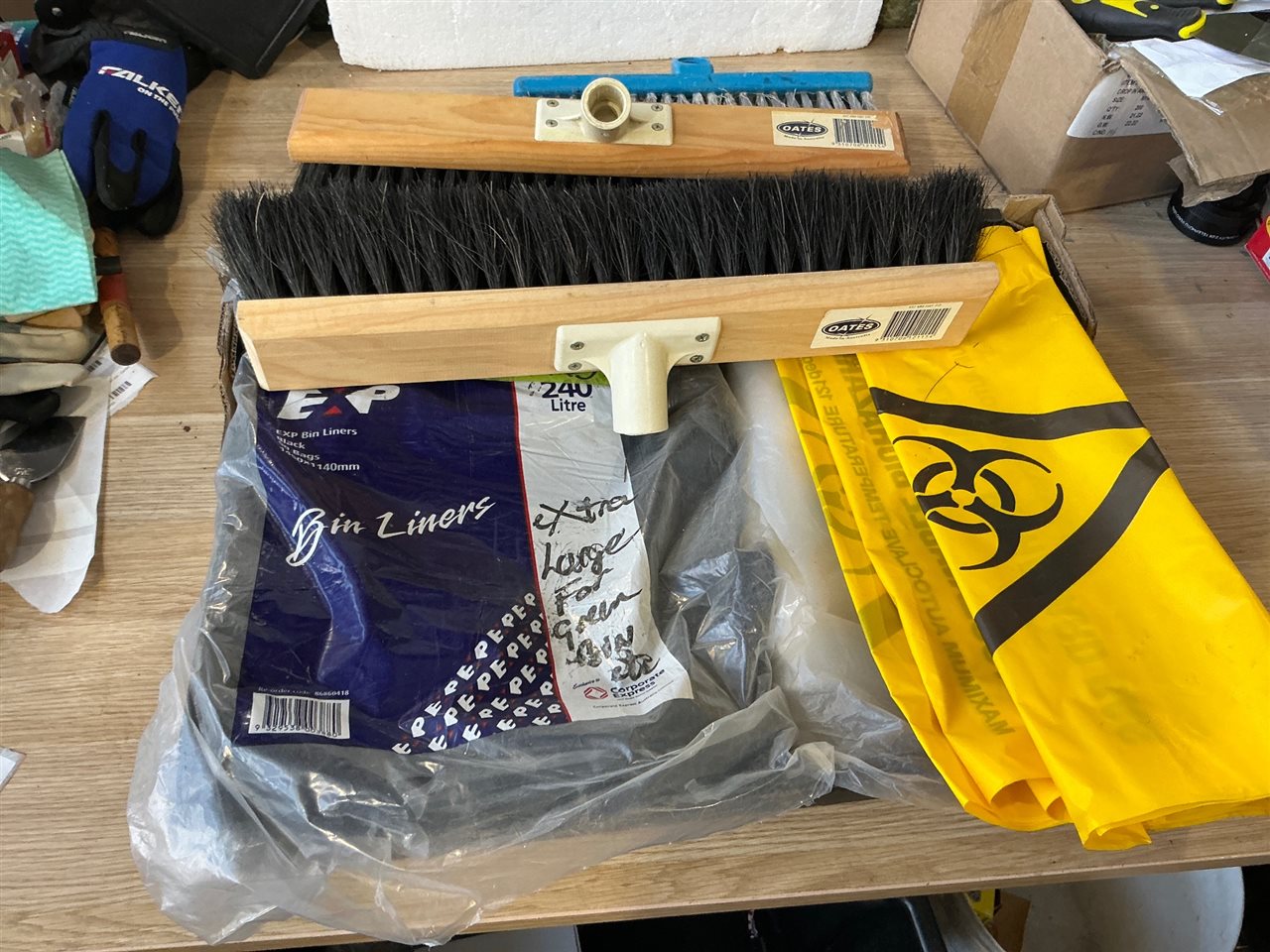 Bin Liners and Broom Heads