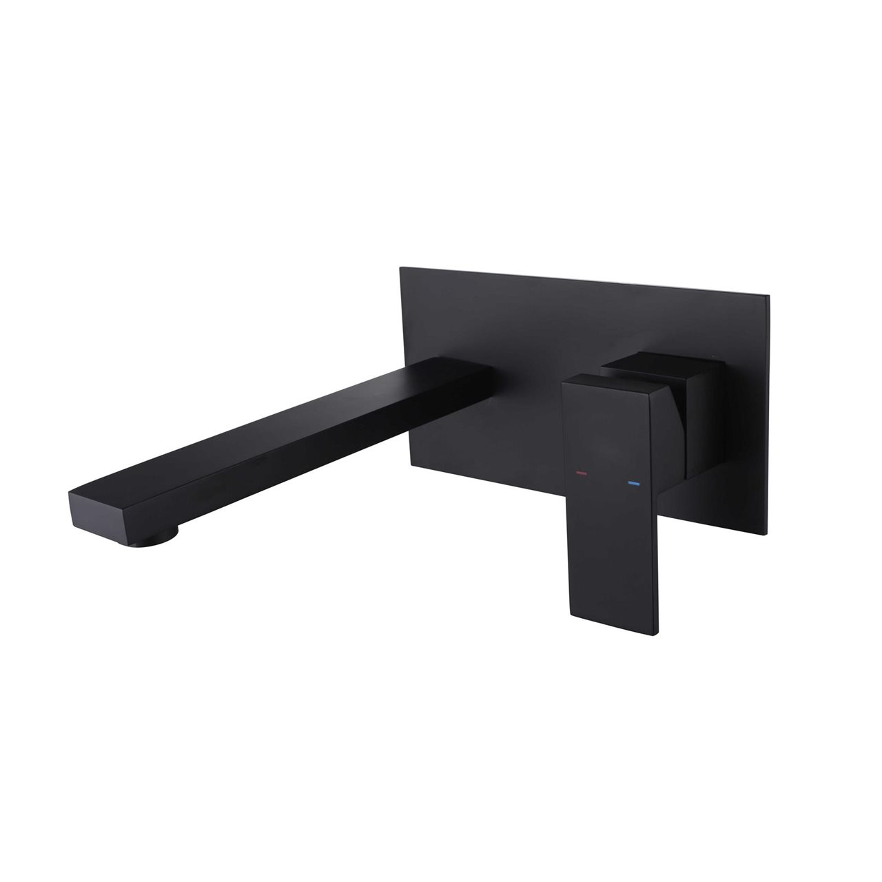 Matte Black Wall Mount Basin or Bathtub Mixer Set