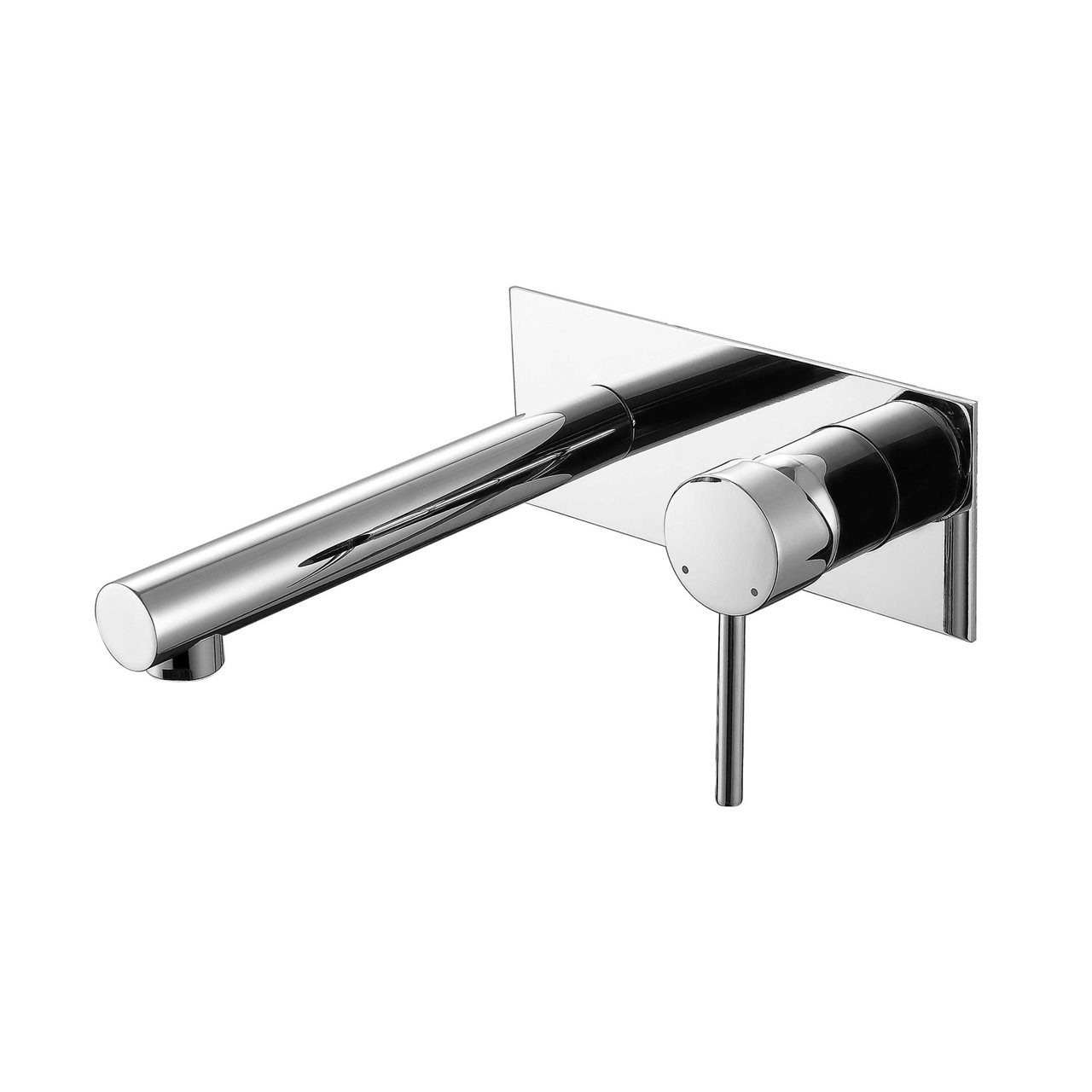 Chrome Wall Mount Basin or Bathtub Mixer Set