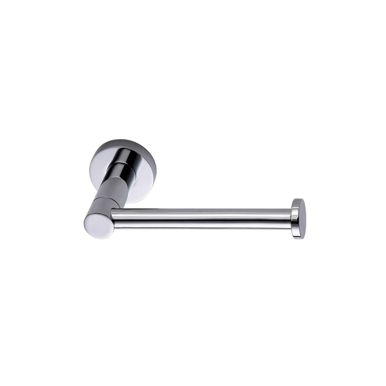 Chrome Toilet Roll Holder Brass Construction