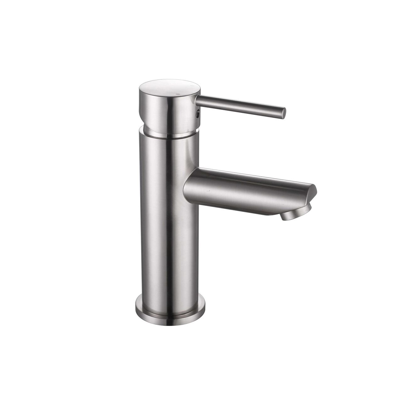 Brushed Nickel Single-Lever Basin Mixer Tap