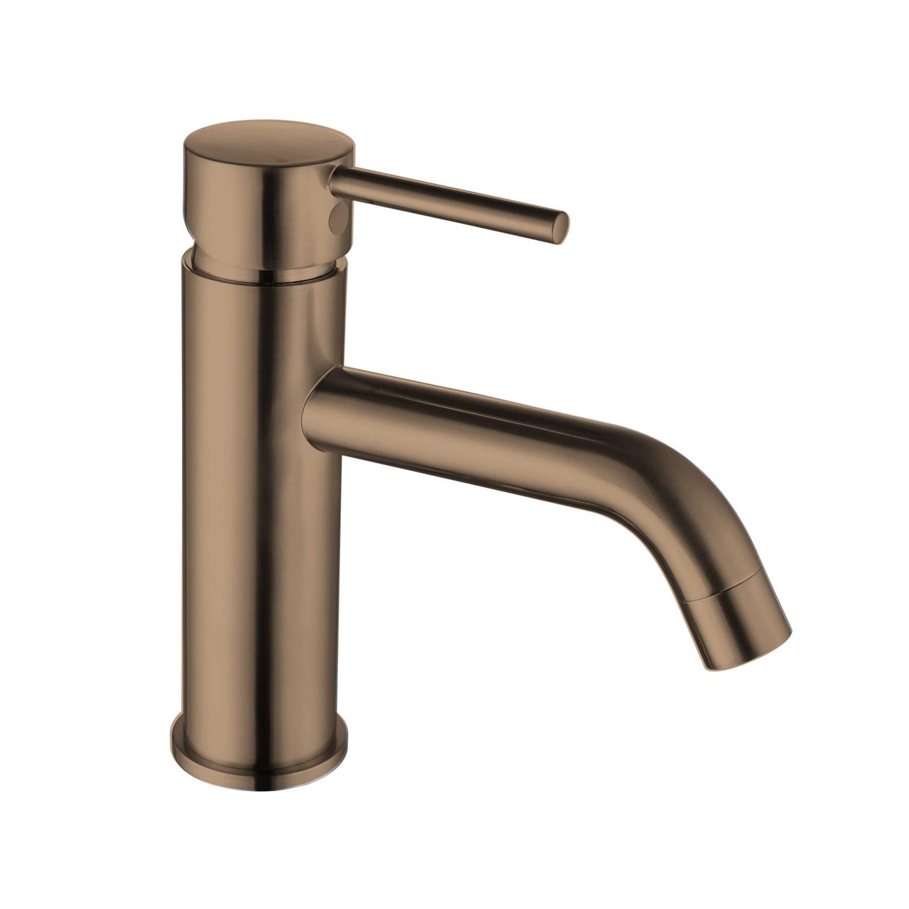 Brushed Rose Gold Basin Mixer Tap