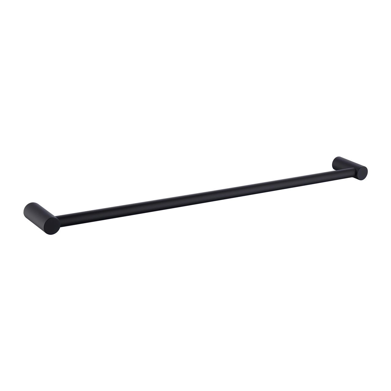 Matte Black 60cm Single Towel Rail