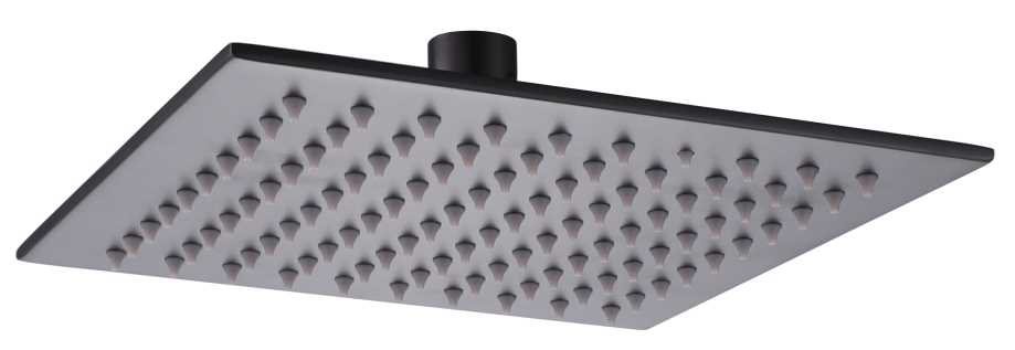 Gun Metal Ultrathin Shower Head Square 250mm