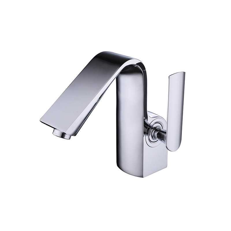 Chrome Single-Lever Basin Mixer Tap