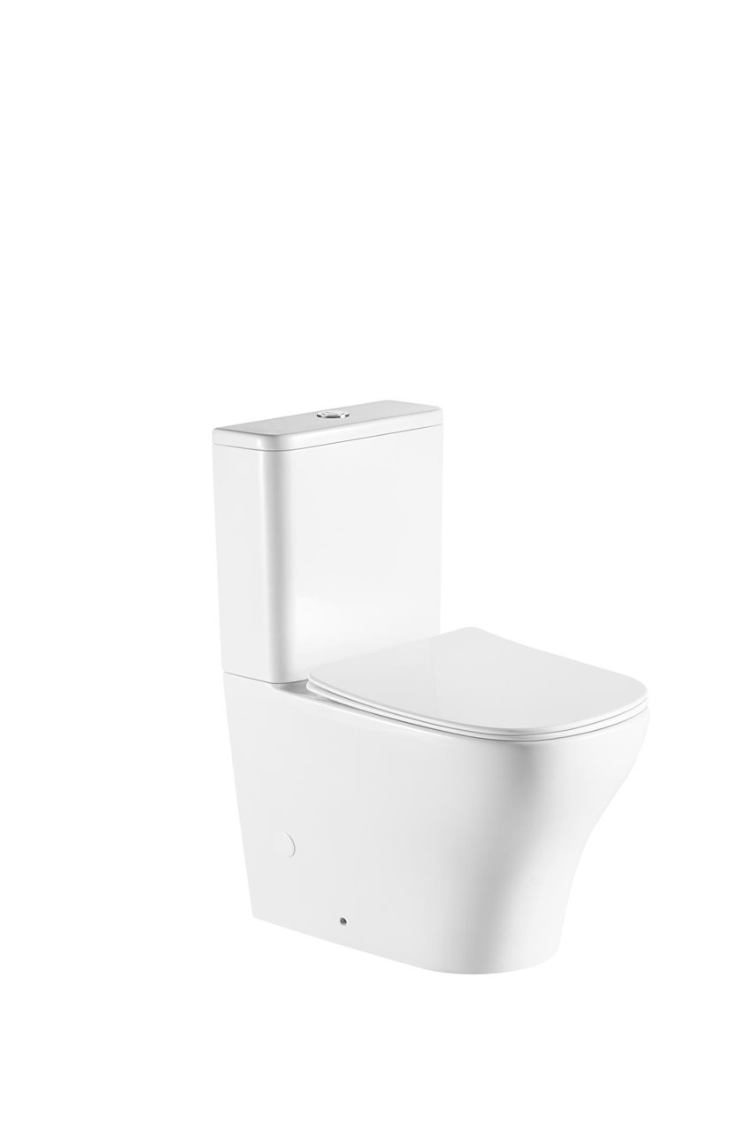 Elegance Toilet Suite, Modern Rimless Flush Design, Geberit Mechanism