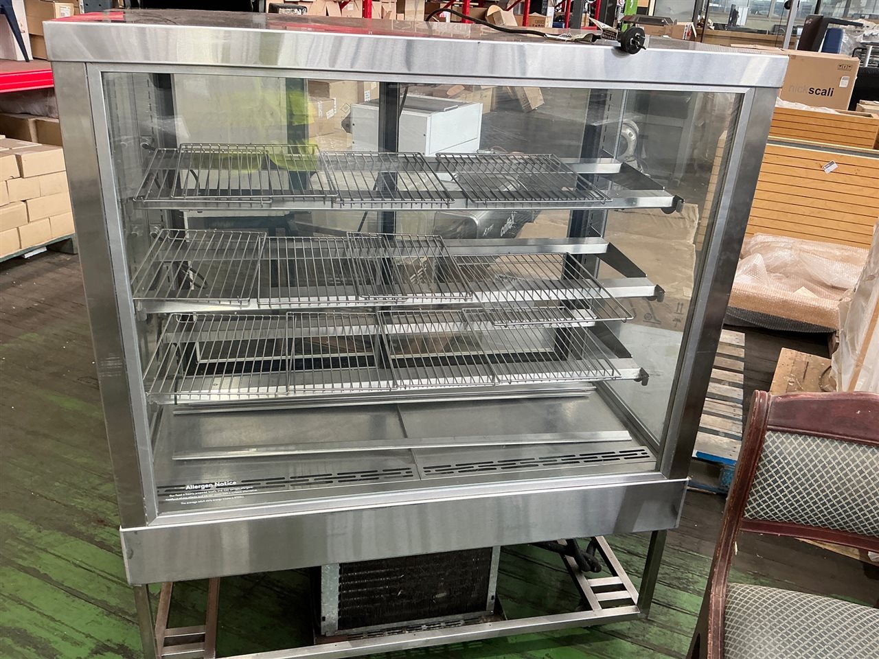 Cossiga Refrigerated Glass Cabinet   BTRF12 - Size  1200 x 650 x 1440 mm H