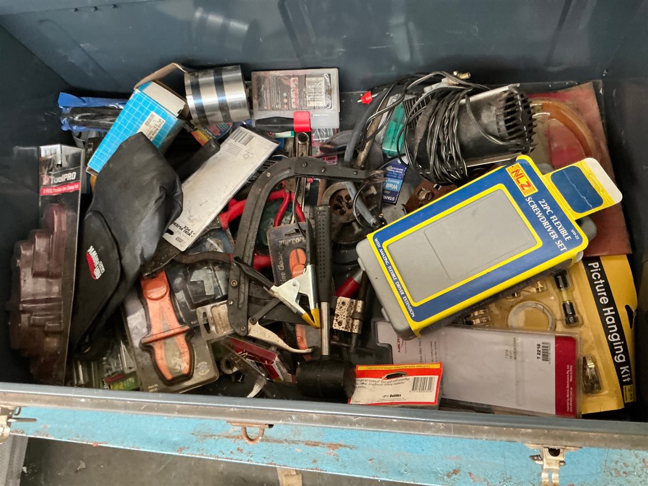 Steel Trunk with Quantity of Tools -