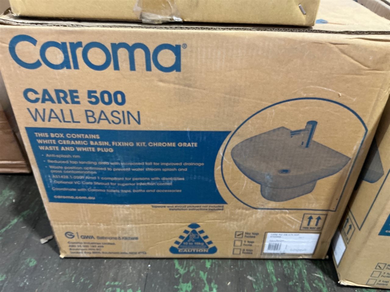 Caroma  Care 500 Wall Basin 0th No Overflow - RRP $700