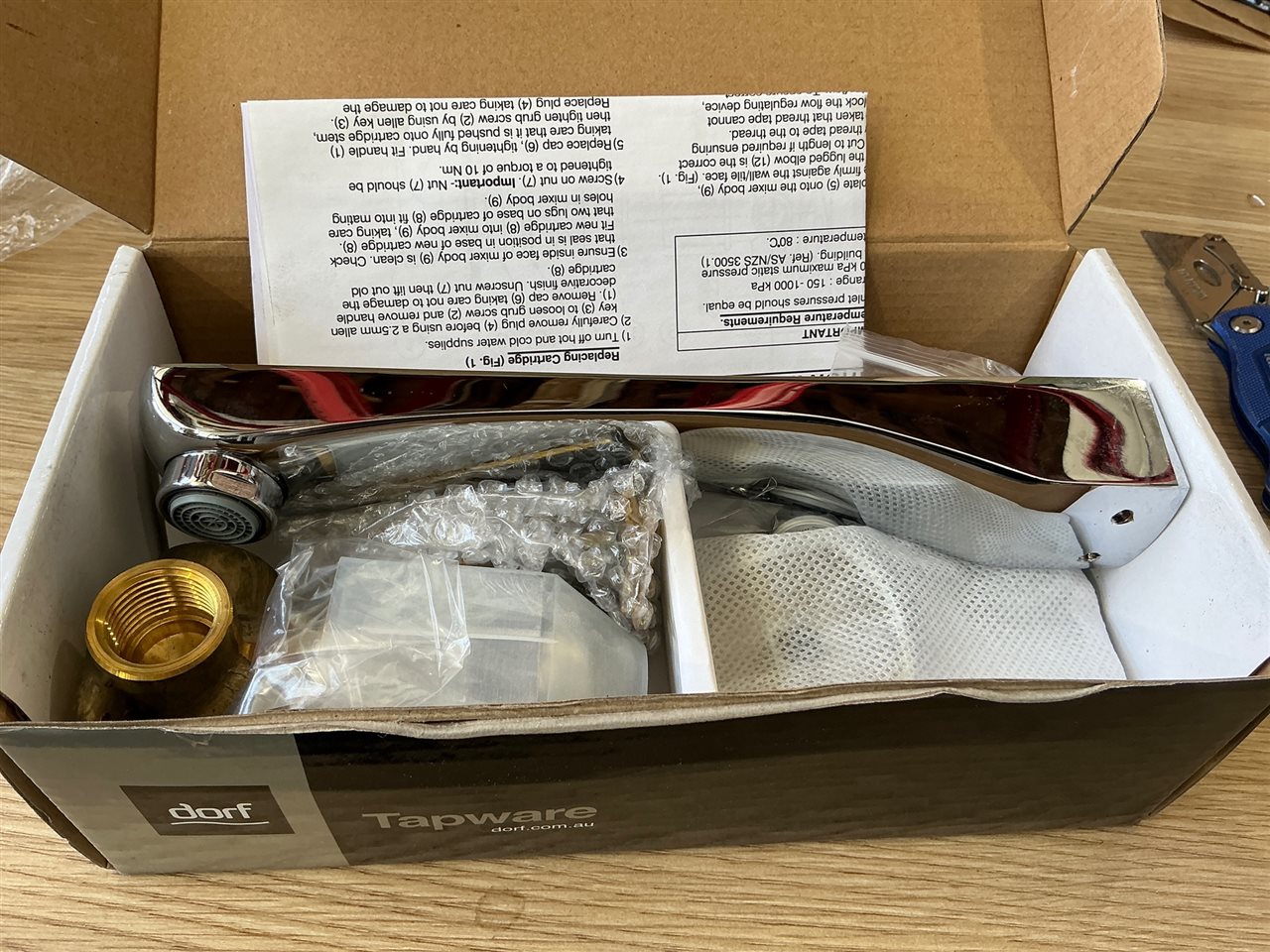 Caroma - Napoleon Wall Basin/Bath Mixer ***. RRP - $300