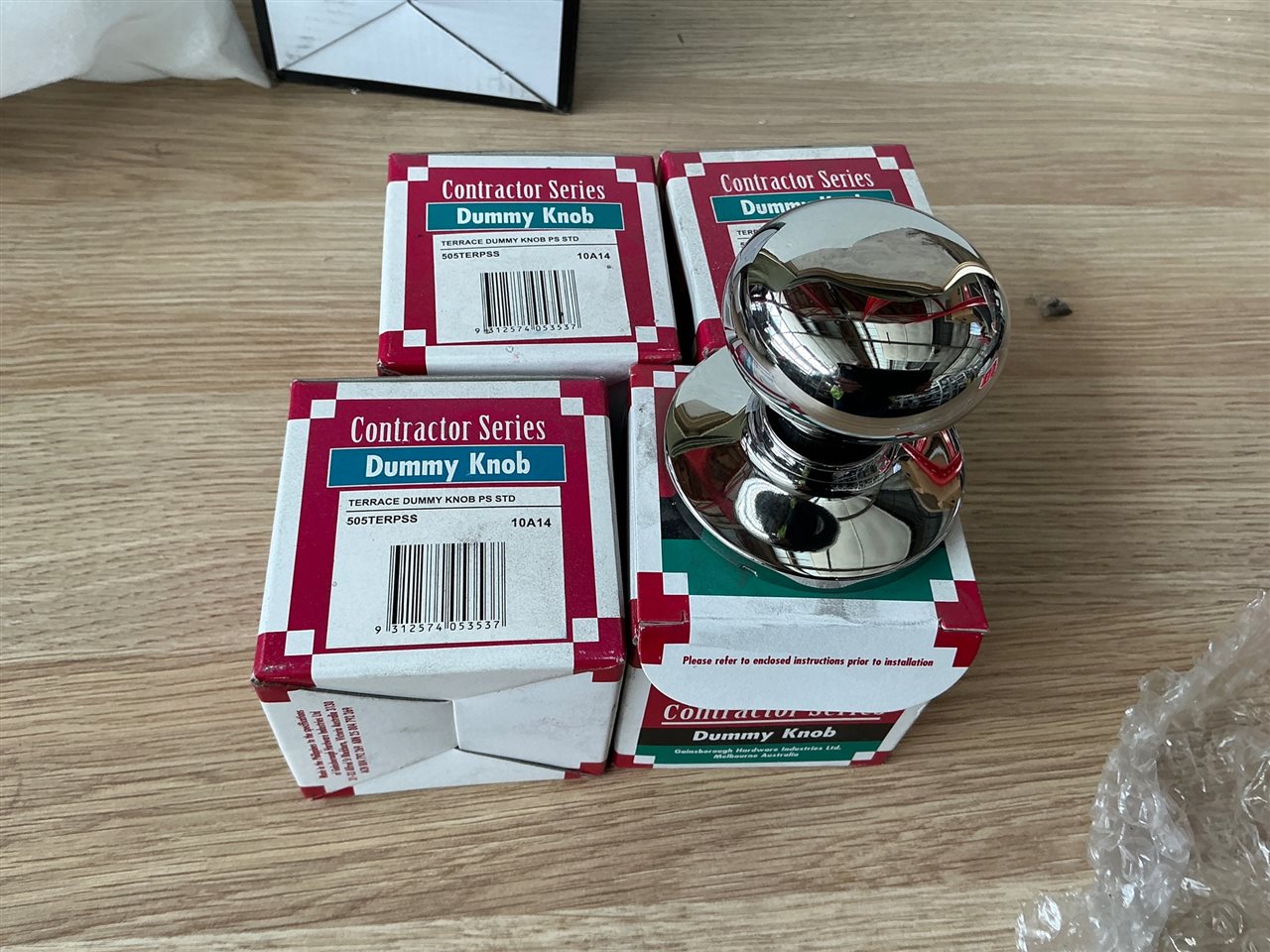 Asstd. Door Furniture -Plus  Terrace Knob  - Dummy x 4 - Sold As Is